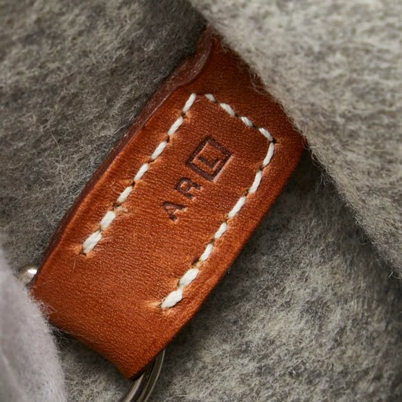 HERMES Gray Leather Shoulder Bag - Picture 8 of 10